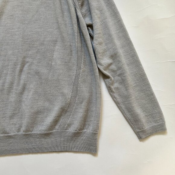 Lululemon Simply Wool Merino Knit Sweater pullover Heather Starlight Gray READ - Picture 3 of 14